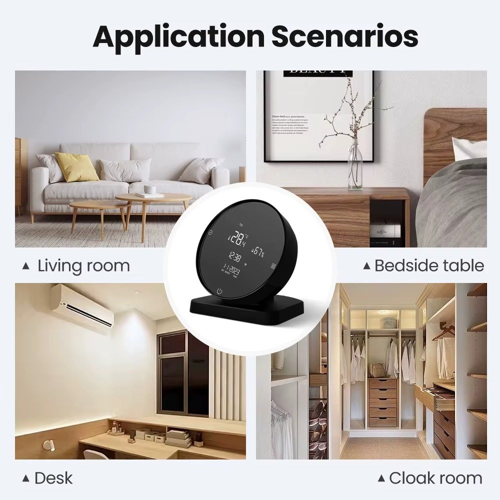 AVATTO WiFi IR Remote Smart Temperature and Humidity Sensor for home automation