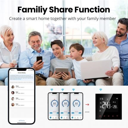 Zigbee Smart Thermostat for Home Temperature Control