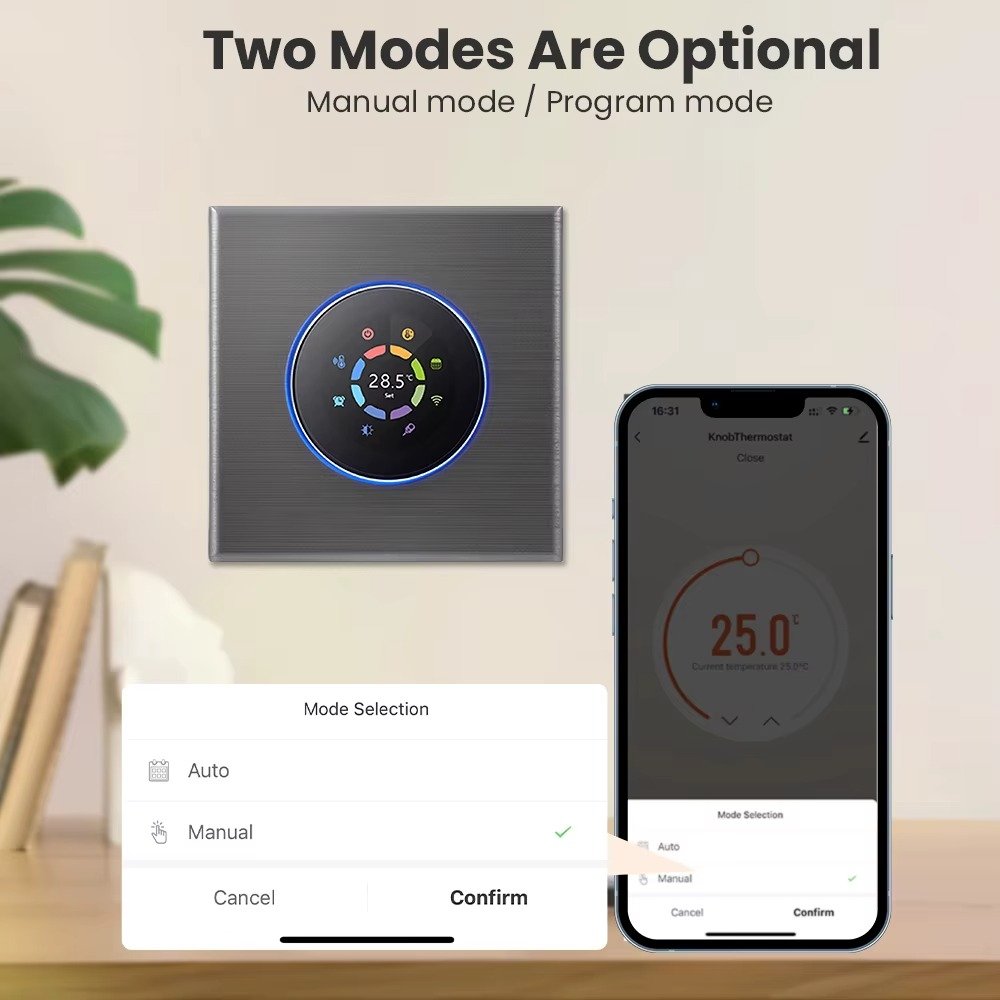AVATTO Heating Thermostat Touch Screen Knob