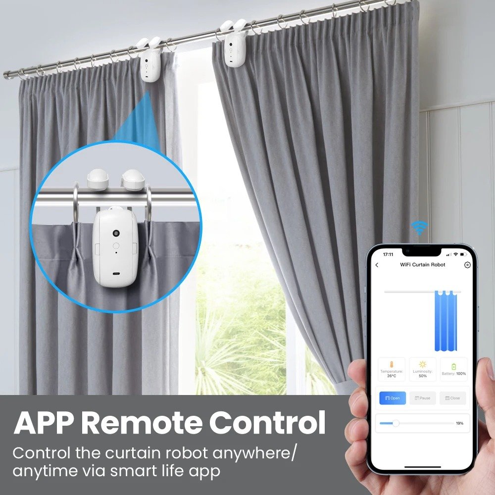 smart curtain robot