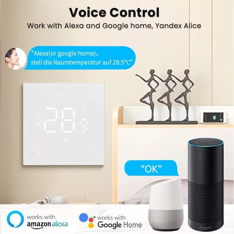 AVATTO Tuya WiFi Heating Thermostat for Alexa and Google Home