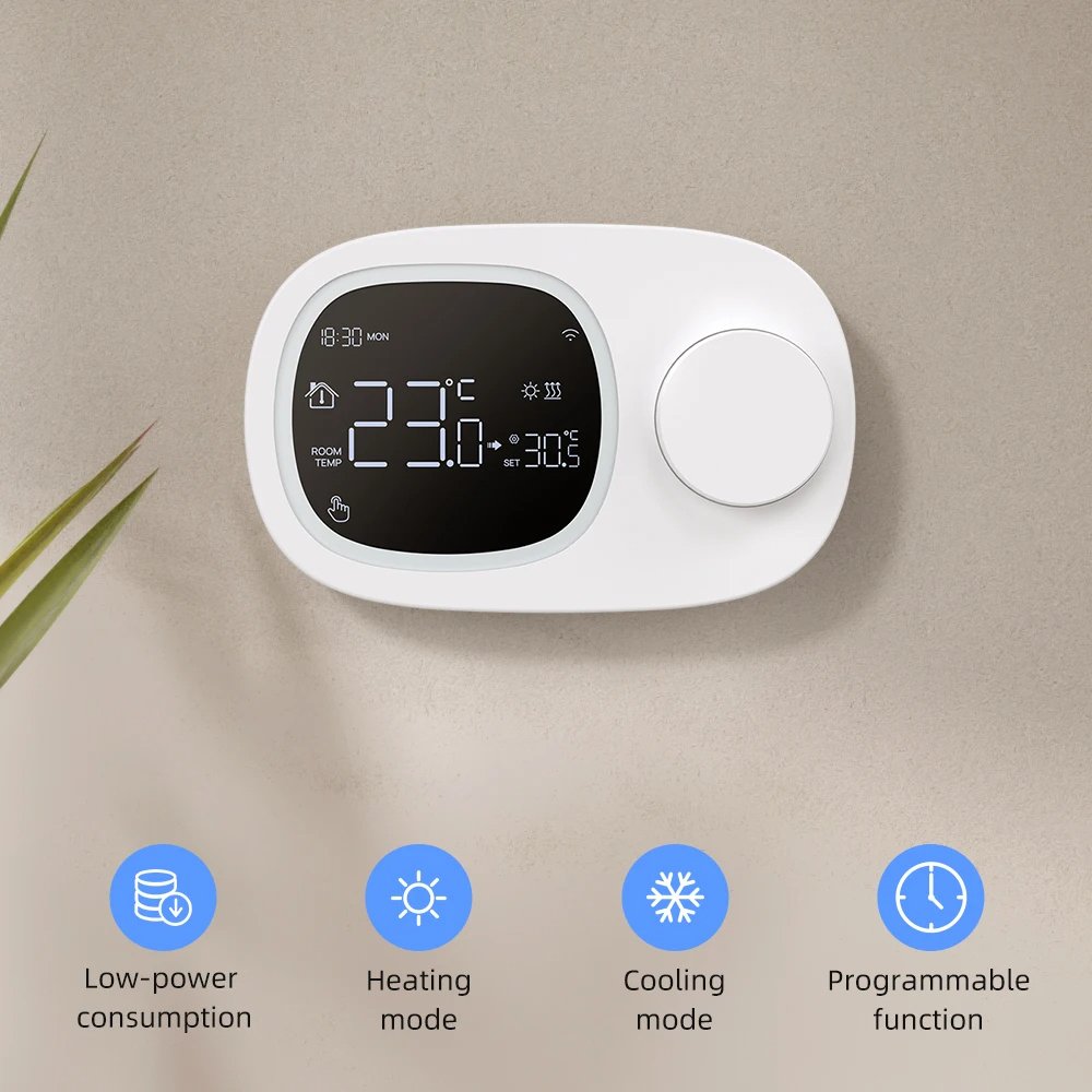 WiFi Smart Temperature Controller Water Gas Boiler Thermostat (WT598)