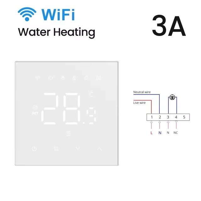 Smart WiFi Touch Thermostat Programmable Voice APP... - Grandado