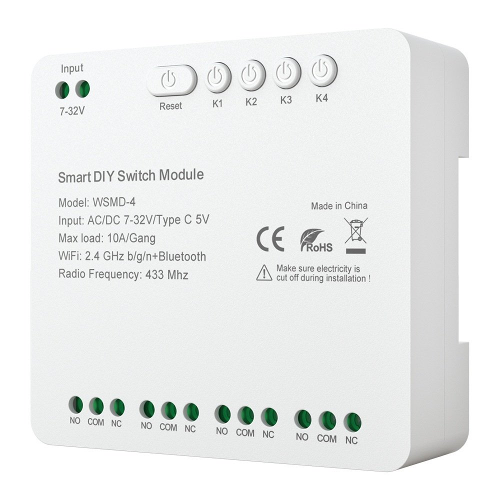 AVATTO Smart WiFi 4-Channel Relay Switch (WSMD) AVATTO Smart WiFi 4-Channel Relay Switch (WSMD)