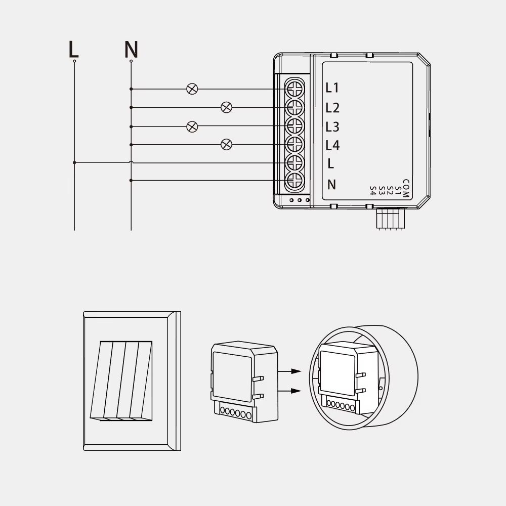 AVATTO Tuya WiFi Smart Curtain Switch Module for Alexa and Google Home