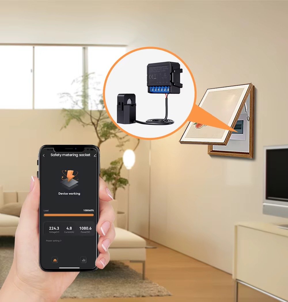 AVATTO Tuya WiFi ZigBee Smart Energy Meter for Alexa and Google Home