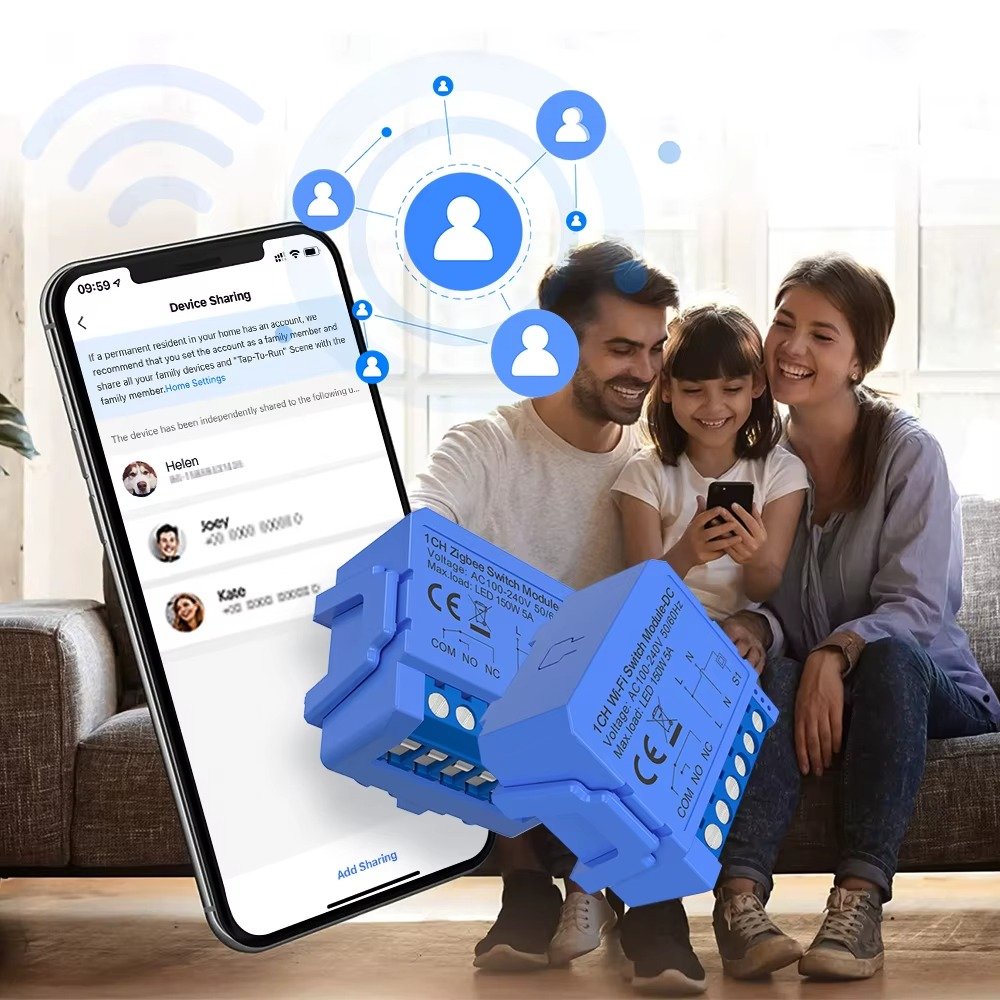 AVATTO Tuya WiFi ZigBee Smart Switch Module for Alexa and Google Home