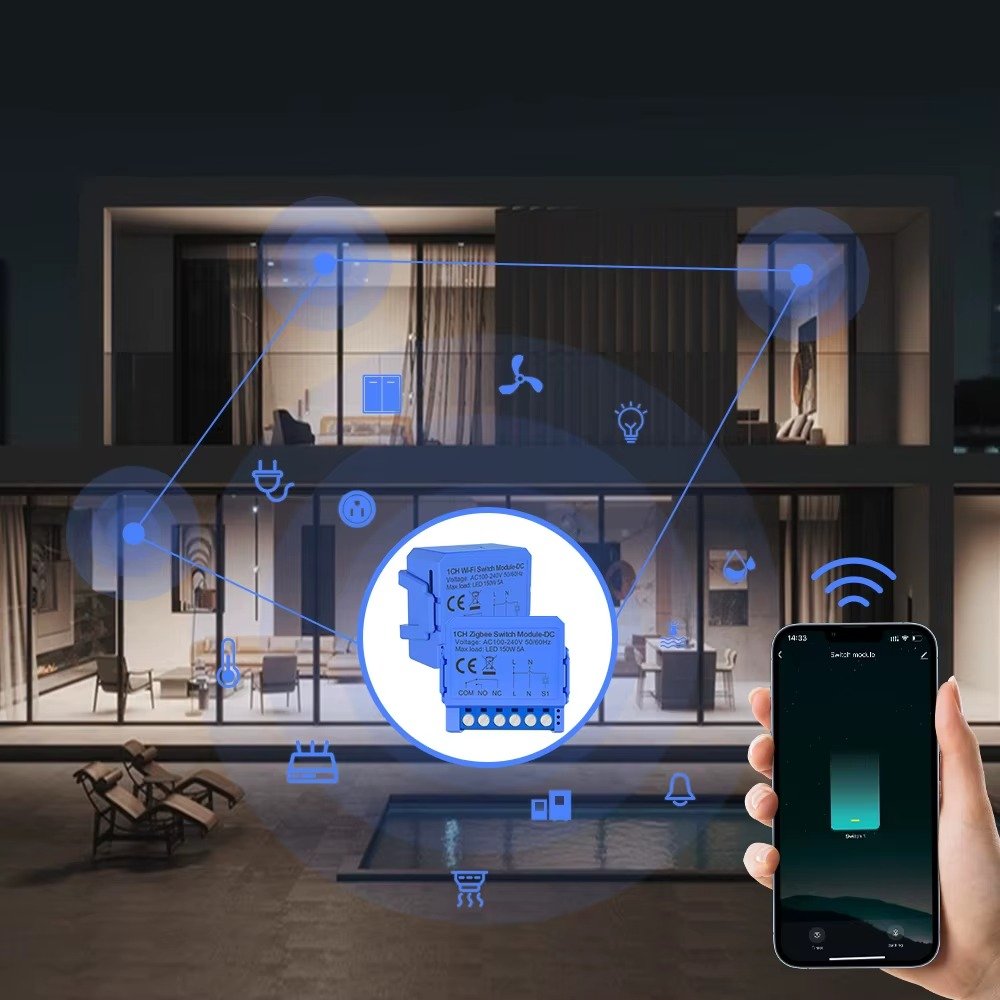 AVATTO Tuya WiFi ZigBee Smart Switch Module for Alexa and Google Home