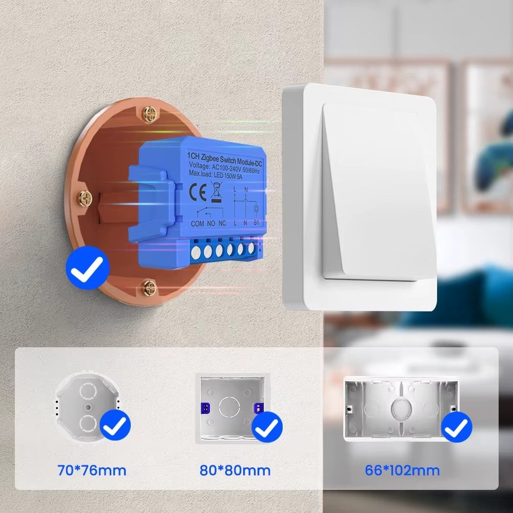 AVATTO Tuya WiFi ZigBee Smart Switch Module for Alexa and Google Home