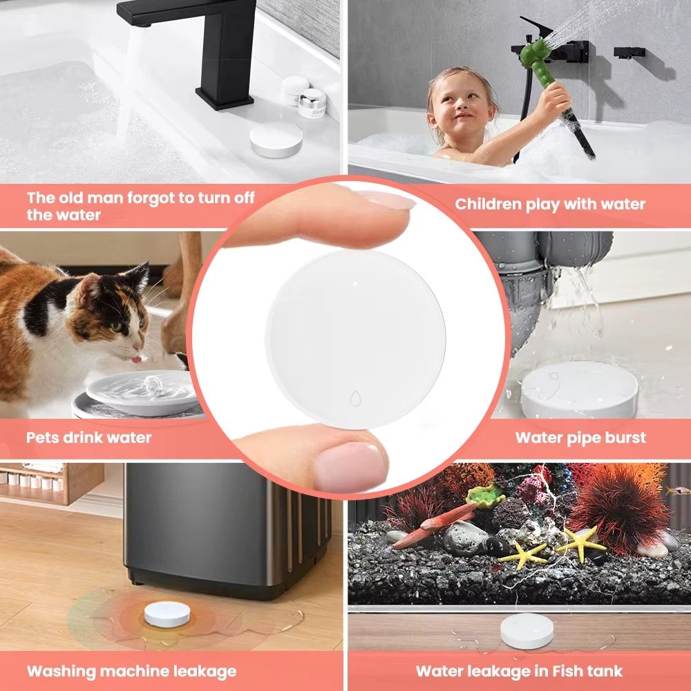 AVATTO ZigBee Smart Water Leak Detector Tuya App & Alexa Alerts