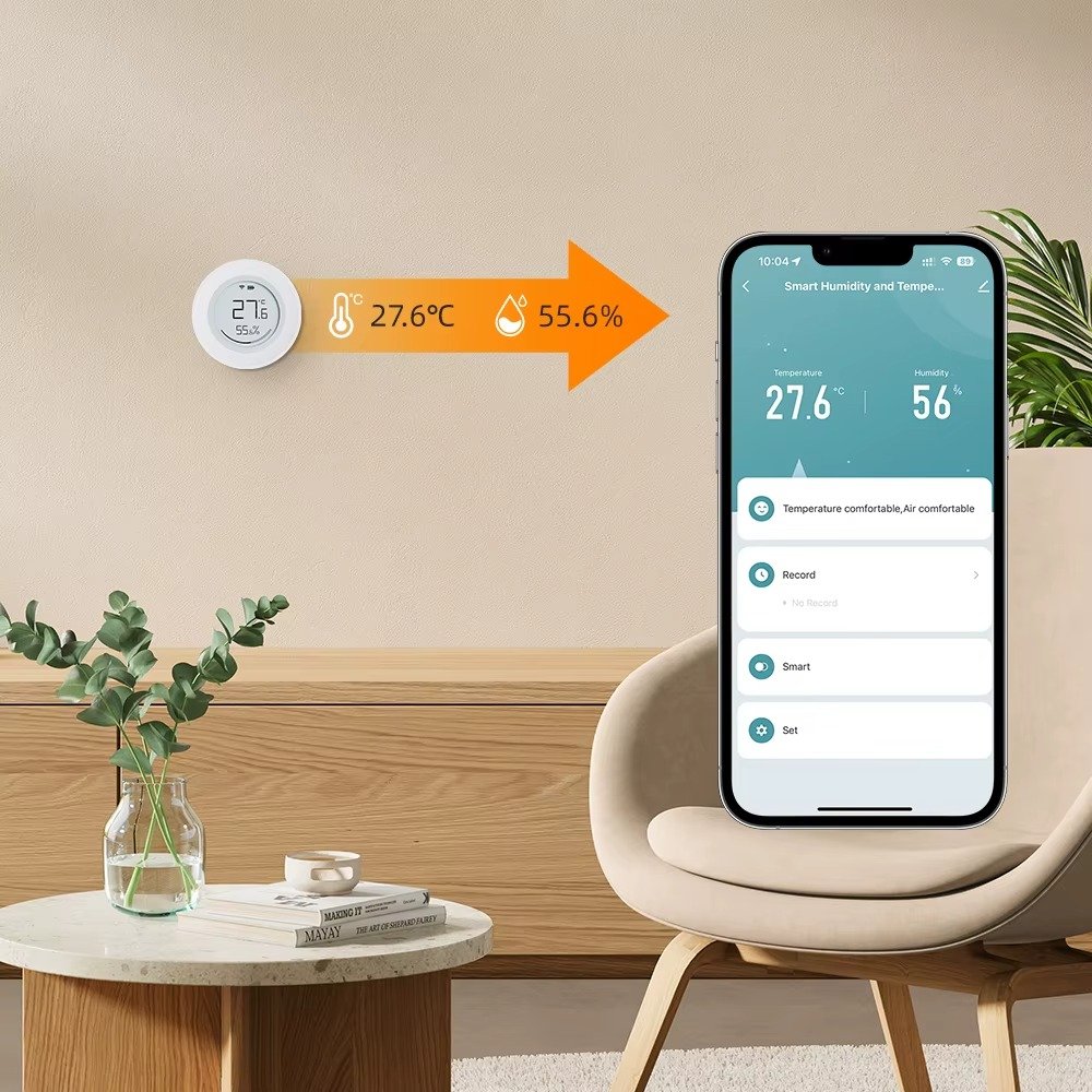 AVATTO ZigBee Temperature & Humidity Sensor Tuya App & Alexa Control