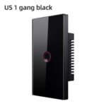 AVATTO Tuya Smart Light Switch with 2.5D tempered glass touch panel.