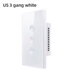 AVATTO Tuya Smart Light Switch with 2.5D tempered glass touch panel.