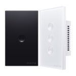 AVATTO Tuya Smart Light Switch with 2.5D tempered glass touch panel.