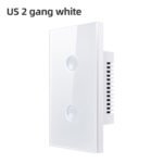 AVATTO Tuya Smart Light Switch with 2.5D tempered glass touch panel.