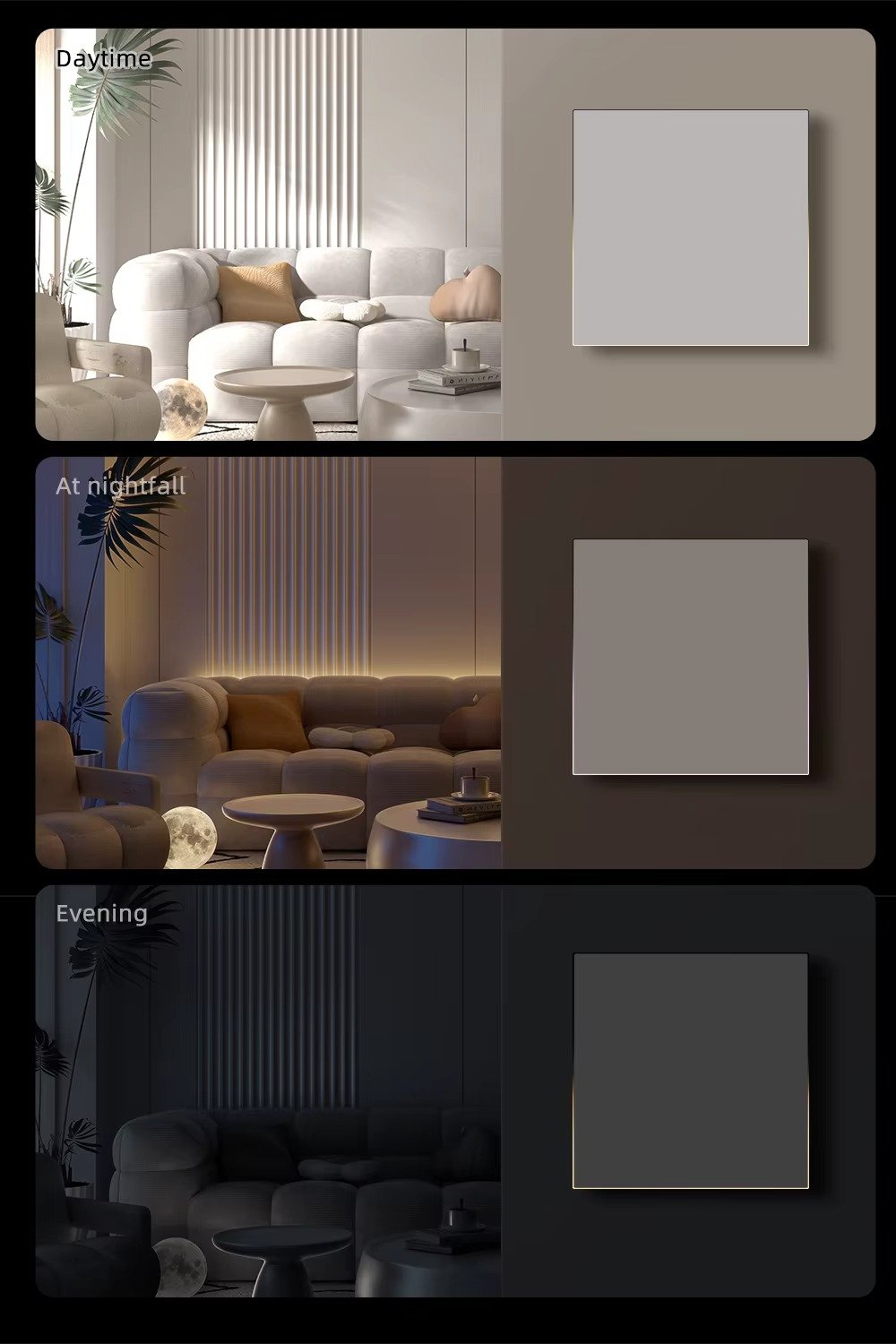 AVATTO Smart Switch with soft ambient light for night visibility