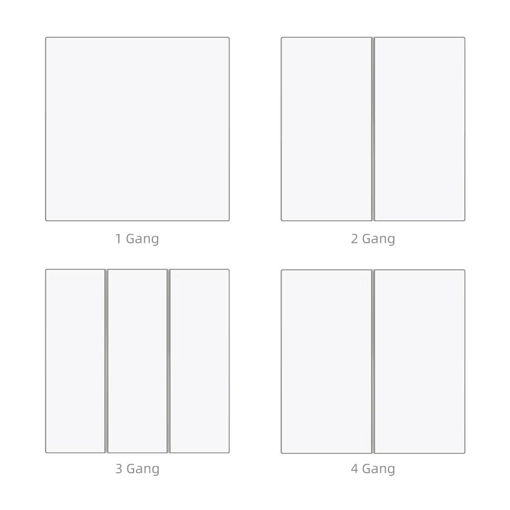 AVATTO Smart Touch Switch with 4-gang illuminated control panel