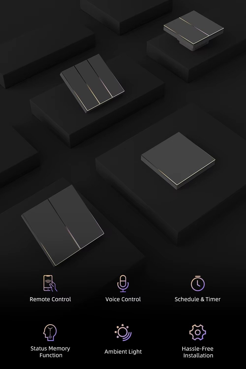 Safe isolated circuit board design of AVATTO Smart Switch Blade Series
