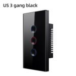 AVATTO Tuya Smart Light Switch with 2.5D tempered glass touch panel.